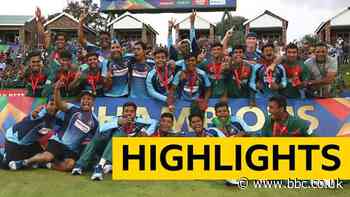 U19 Cricket World Cup highlights: Bangladesh beat India in final to win first title