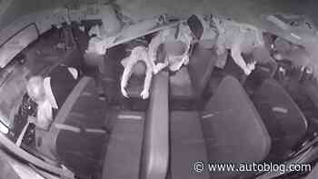 Video shows students in school bus tumbling through scary rollover crash