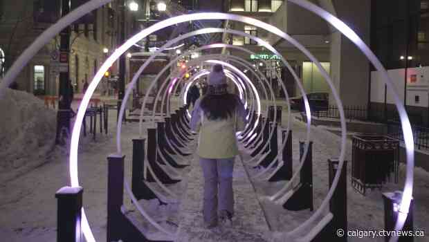 Stephen Avenue to GLOW during weekend winter festival