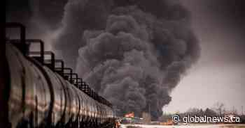 1.2M litres of oil spilled in Guernsey, Sask. CP train derailment