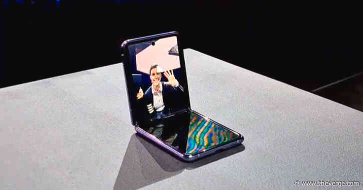 Samsung’s Galaxy Z Flip has the first folding glass display