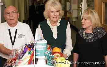 ‘Very ancient trolley dolly’ Camilla tours hospital wards