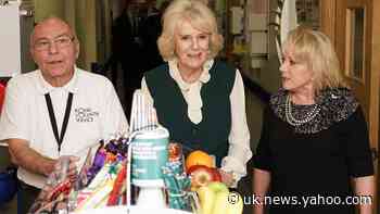 ‘Very ancient trolley dolly’ Camilla tours hospital wards