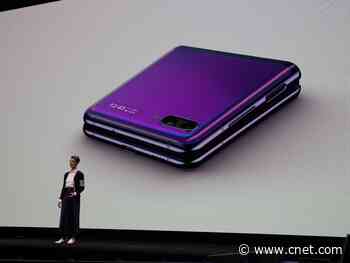 Samsung says its Galaxy flip phone will last over 200,000 folds without breaking     - CNET