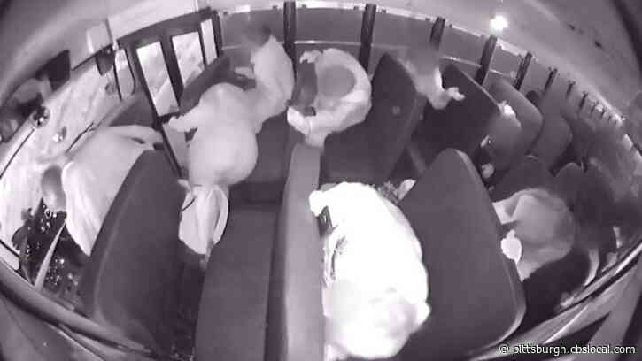 WATCH: Students Thrown Around As School Bus Overturns In Horrible Crash