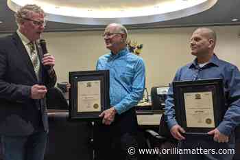 'Heroic' life-saving efforts of Orillia men recognized by city - OrilliaMatters