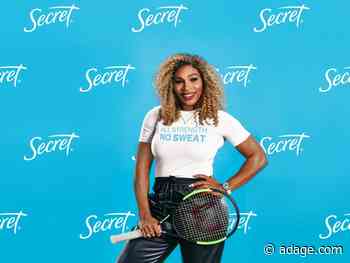 Procter & Gamble's Secret signs Serena Williams for gender-equality campaign