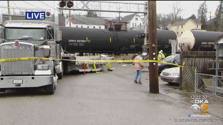 Crews Cleaning Up After Accident Involving Train, Tractor Trailer In Blawnox