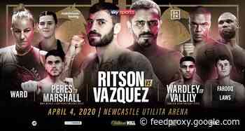 Lewis Ritson vs. Miguel Vazquez on April 4 on DAZN