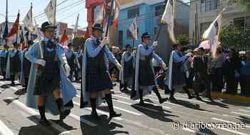 ​Cientos de escolares marcharon por el 478 aniversario de Moquegua - Diario Correo
