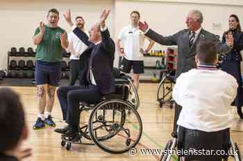 William shoots some hoops – with a little help from Charles - St Helens Star