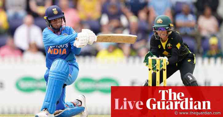 Australia beat India in T20 international cricket tri-series final – as it happened