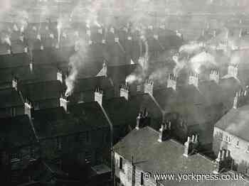 York rooftops in 1960