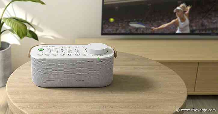 This Sony remote control for TVs is also a portable speaker