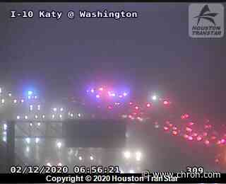Big rig crash closes several inbound lanes of Katy Freeway near Washington