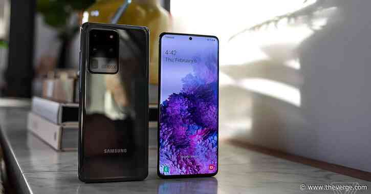 Shooting 8K videos on the Galaxy S20 requires 600MB per minute