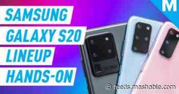 Hands-on with the Samsung Galaxy S20 lineup
