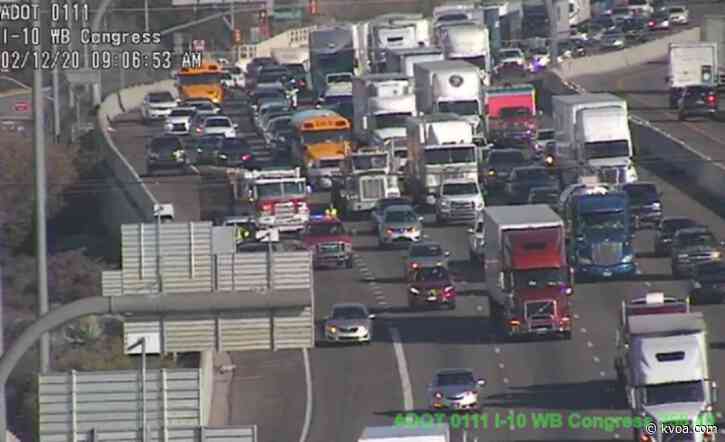 TRAFFIC ALERT: Crash causes delays on I-10, Congress