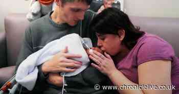 Stanley parents' tribute after son died in their arms at just two weeks old