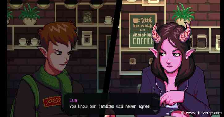 You should play this extremely chill game about serving coffee to vampires and elves