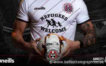 Bohemian FC calls for end to Direct Provision with ‘refugees welcome’ shirt