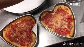Heart-Shaped Pizza for Valentine's Day