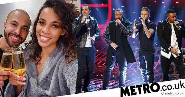 Rochelle Humes toasts JLS reunion news with husband Marvin and jokes she gets to be a’groupie wife’ again