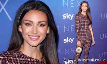 Michelle Keegan looks sophisticated in a chic jumpsuit as she leads the stars at Sky Up Next 2020