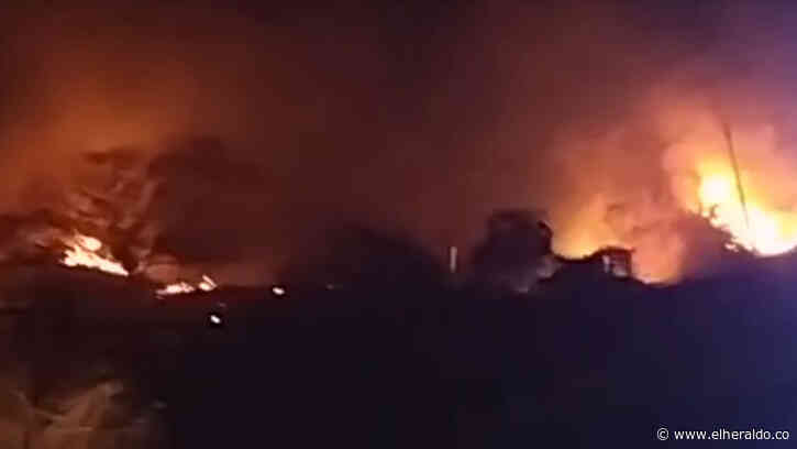 En video | Reportan fuerte incendio forestal cerca a Juan de Acosta - El Heraldo (Colombia)