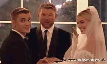 Justin Bieber shares the moment he exchanged vows with Hailey Bieber in wedding footage