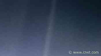 NASA remasters Voyager 1's famous 'Pale Blue Dot' image     - CNET