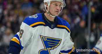 Bouwmeester ‘doing very well’ after cardiac episode during game: Blues GM