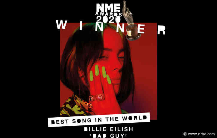 Billie Eilish wins Best Song In The World at NME Awards 2020