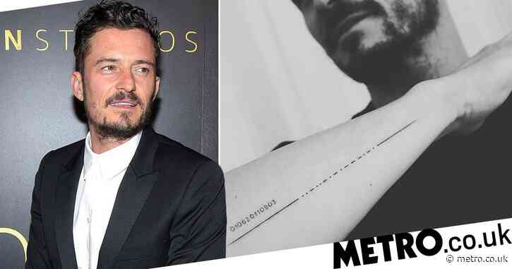 Orlando Bloom accidentally misspells son Flynn’s name in new Morse code tattoo