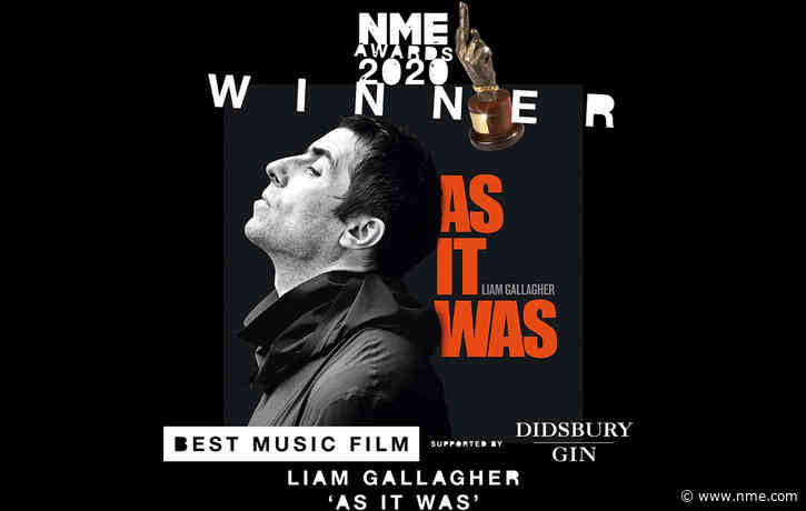 ‘Liam Gallagher: As It Was’ wins Best Music Film supported by Didsbury Gin at NME Awards 2020