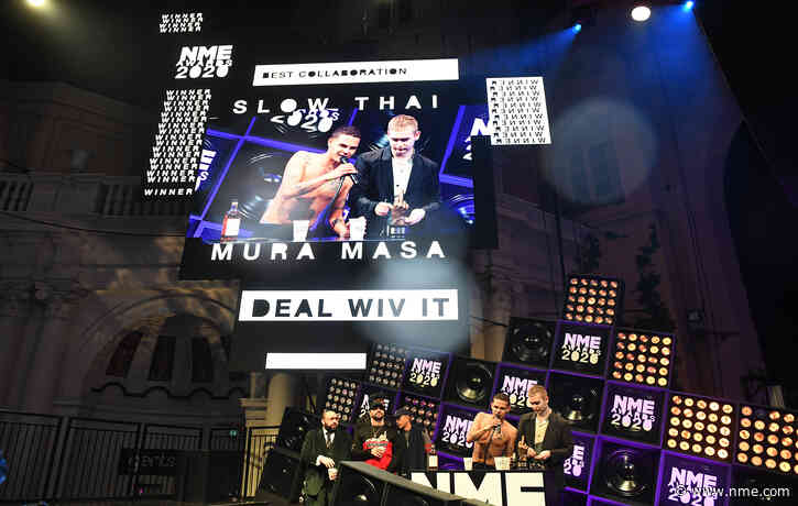 Slowthai & Mura Masa win Best Collaboration supported by Brixton Brewery at NME Awards 2020