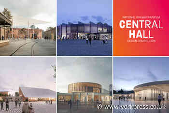 Five designs for £16.5m new National Railway Museum hall unveiled