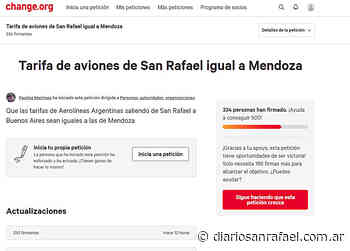 Juntan firmas para que las tarifas de los vuelos a Buenos Aires sean iguales a las de Mendoza - Diario San Rafael
