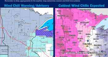 Arctic front moves into Minnesota