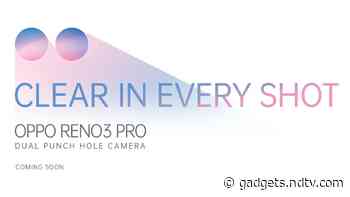 Oppo Reno 3 Pro With Dual Hole-Punch Selfie Camera Teased on Amazon, Flipkart Ahead of India Launch