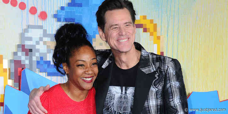 Tiffany Haddish Hugs It Out With Jim Carrey at 'Sonic The Hedgehog' Premiere