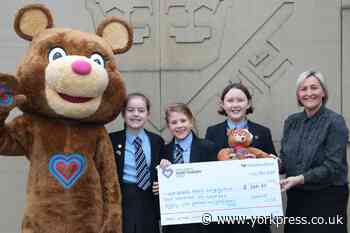 York schoolgirl’s swim raises £2,600 for heart surgery fund