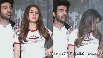 This video of Sara Ali Khan putting Kartik Aaryan’s hand around her waist will make you fall in love instantly