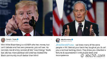 President Trump, Bloomberg exchange mean tweets