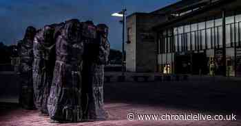 Durham sculpture targeted by vandals undergoes restoration work