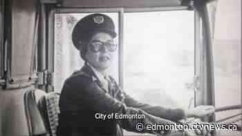 Edmonton's first female bus driver honoured in name of new transit garage - CTV News