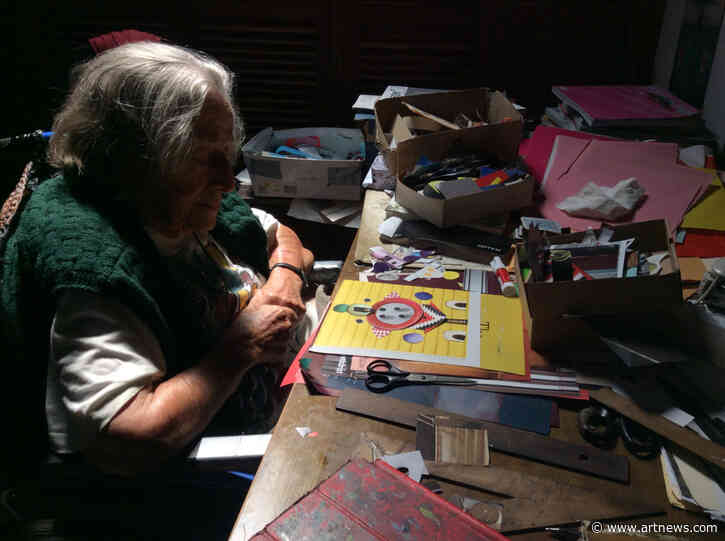 Elisabeth Wild, Maker of Intimate, Disorienting Colorful Collages Who Came to Prominence Late in Life, Is Dead at 98