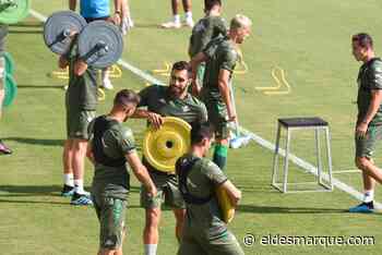 Borja Iglesias suma sesiones y Tello no se entrena - El Desmarque