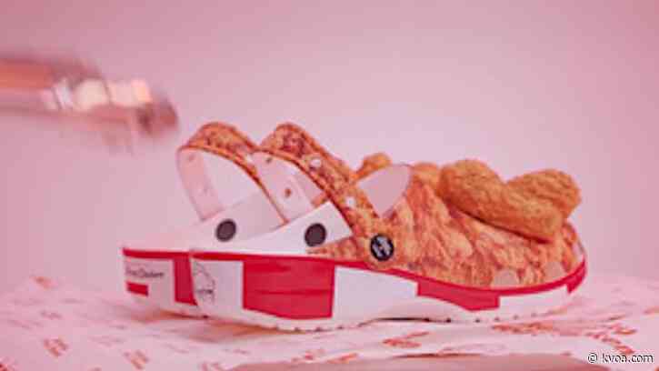 Crocs partners with KFC for insane chicken-bucket shoes