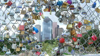 The Love Locks Fence is Houston's romantic hidden gem